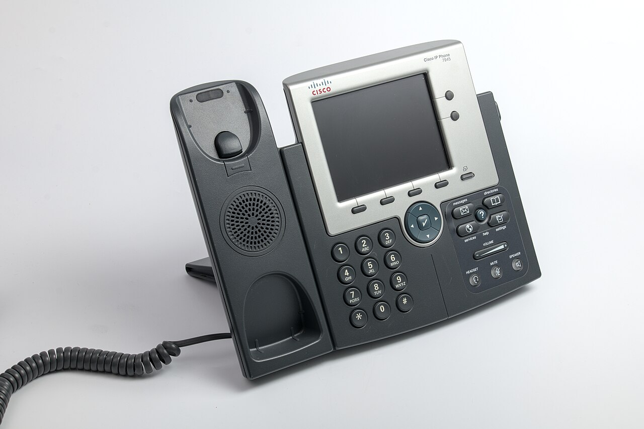 Cisco IP phone running SIP